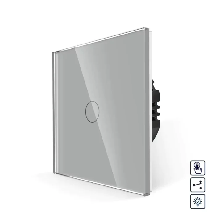 Revolo Touch dotykový schodišťový stmívač č.6 - Stříbrný