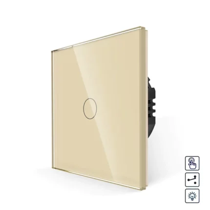 Revolo Touch dotykový schodišťový stmívač č.6 - Zlatý