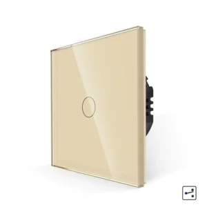 Revolo Touch dotykový schodišťový vypínač č.6 - Zlatý