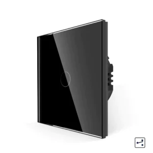 Revolo Touch dotykový schodišťový vypínač č.6 - Černý