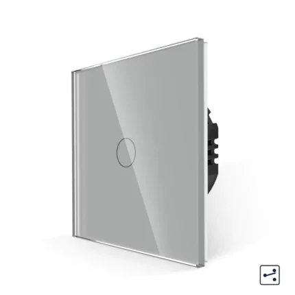 Revolo Touch dotykový schodišťový vypínač Sense č.6 - Šedý