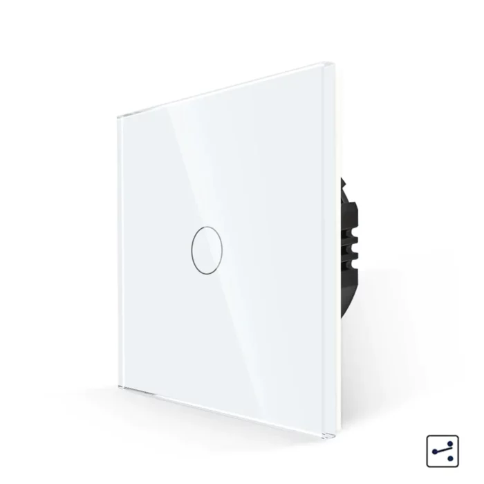 Revolo Touch dotykový schodišťový vypínač č.6 - Bílý