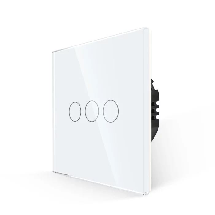 Revolo Touch dotykový vypínač Sense č.5 (3 okruhy) - Bílý