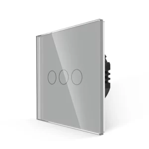 Revolo Touch dotykový vypínač Sense č.5 (3 okruhy) - Stříbrný