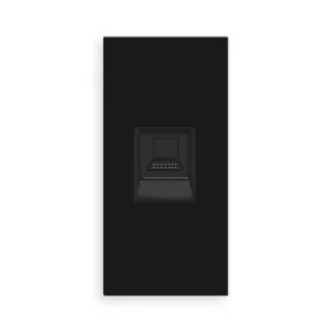 Revolo Touch internetový půlmodul LAN RJ45 Cat.5 - Černý