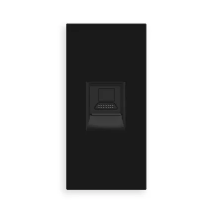 Revolo Touch internetový polmodul LAN RJ45 Cat.6 - Černý