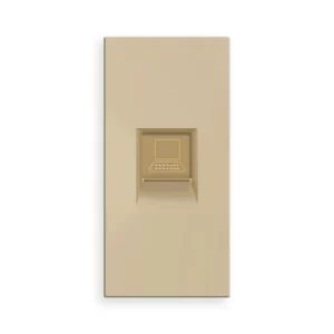 Revolo Touch internetový polmodul LAN RJ45 Cat.5 - Zlatý