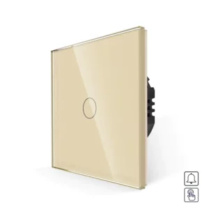 Revolo Touch dotykové tlačítko 1/0 230V - Zlaté