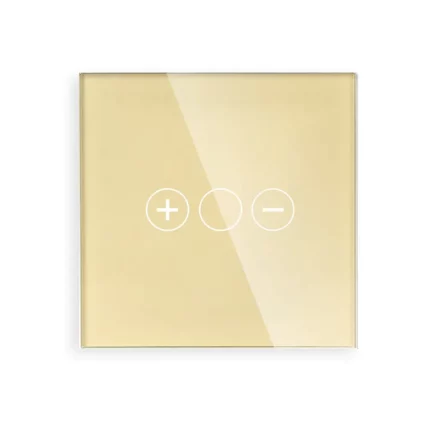 Revolo Touch skleněný panel pro dotykový stmívač C3D-005 - Zlatý