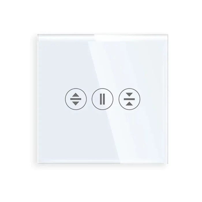Revolo Touch skleněný panel pro žaluziový ovladač C3C-001 - Bílý