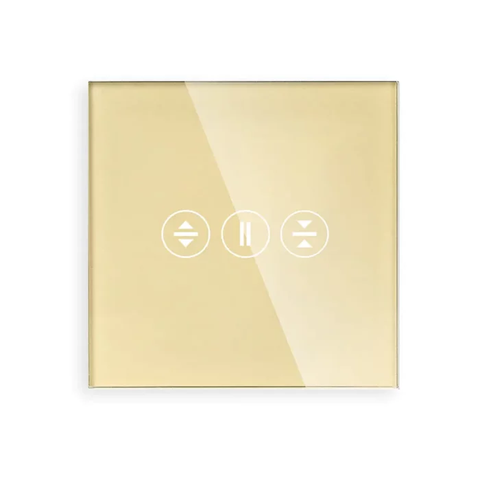 Revolo Touch skleněný panel pro žaluziový ovladač C3C-005 - Zlatý