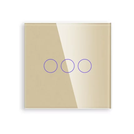 Revolo Touch skleněný panel C3-005 - Zlatý