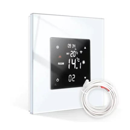 Revolo Touch WiFi digitální termostat s externí sondou - Bílý