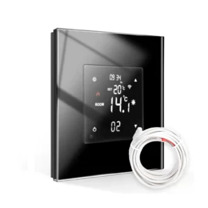 Revolo Touch WiFi digitální termostat s externí sondou - Černý