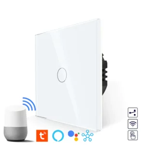 Revolo Touch WiFi dotykový schodišťový vypínač č.6 - Bílý